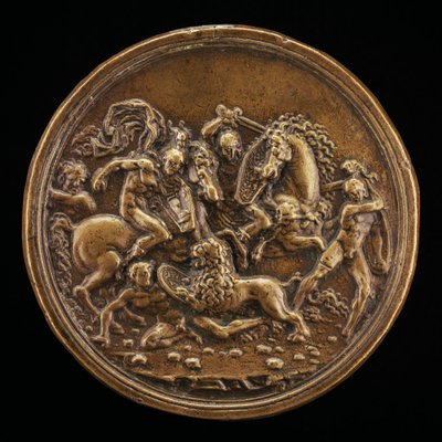 Une chasse au lion - Moderno