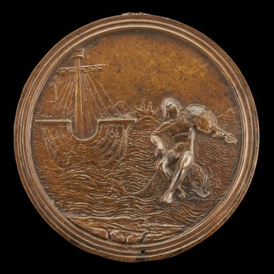 Arion sauvé par le dauphin, fin du XVe - début du XVIe siècle - Moderno