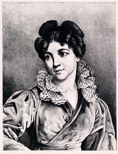 Portrait de la comtesse Praskovya Petrovna Kutaysova 1784-1870, 1827 - Modest Dmitryevich Rezvoy