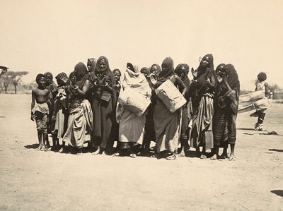 Groupe coloré de femmes musulmanes - Modestino Baldinetti