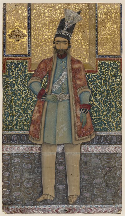 Portrait de Nâsir-od-din Shah - Mohammed (attr.to) Esfahani