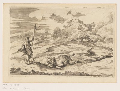Paysage avec Saint Georges et le dragon (série Paysages d