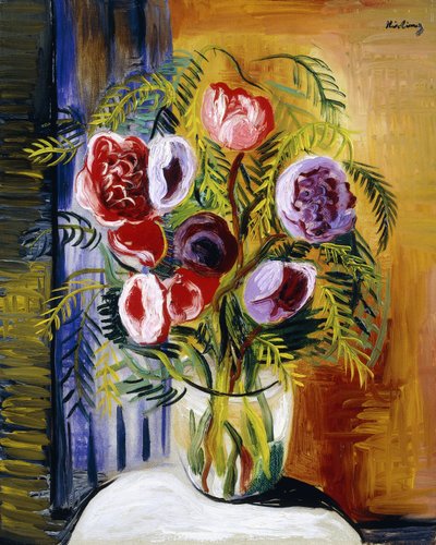 Fleurs dans un vase - Moise Kisling