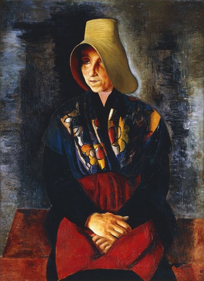 Portrait de la mère de Renee Kisling ; Portrait de la Mere de Renee Kisling - Moise Kisling