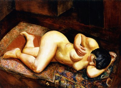 Femme nue couchée - Moise Kisling