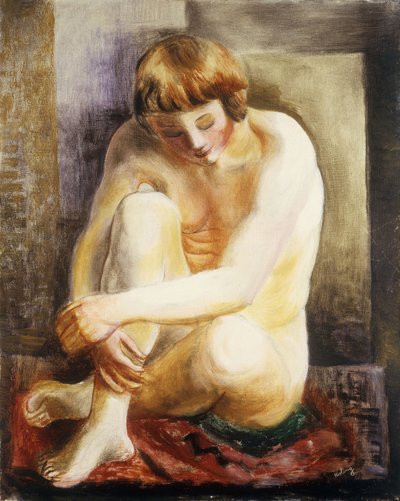 Nu assis ; Nu Assis - Moise Kisling