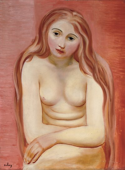 Nu assis ; Nu assis - Moise Kisling