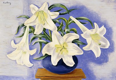 Vase de lys - Moise Kisling