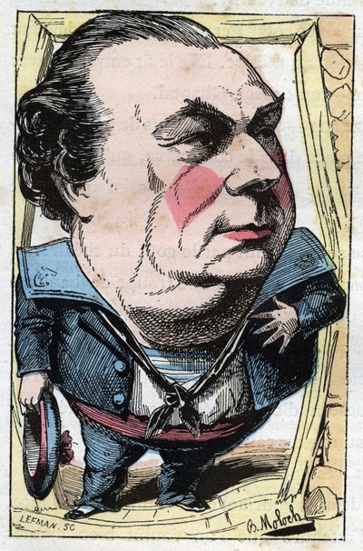 Portrait de François Dumaine (1831-1893), comédien français - Moloch