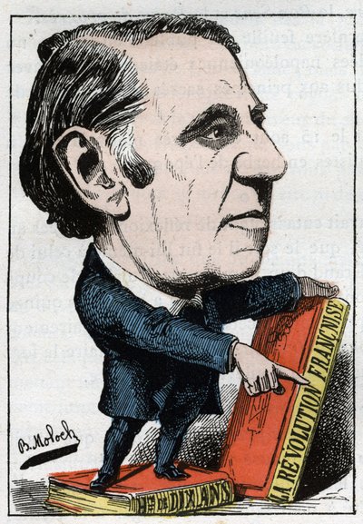 Portrait de Louis Blanc (1811 - 1882), politicien et historien français - Moloch