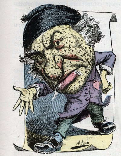 Portrait de Louis Veuillot (1813-1883), journaliste et écrivain français - Moloch