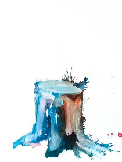 Pousses bleues - Monica Perez Vega