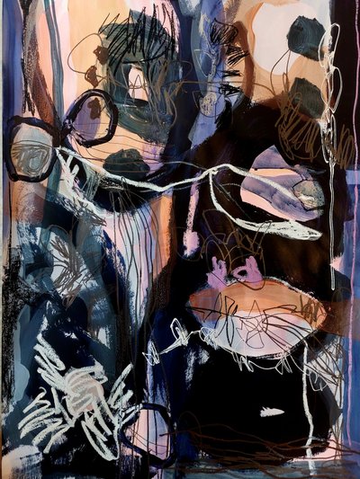Formes abstraites fluides - Monika Riethmueller