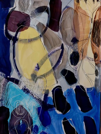 Formes abstraites éclatantes - Monika Riethmueller