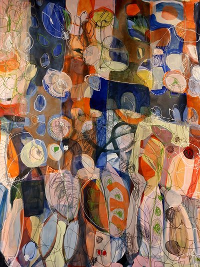 Des superpositions botaniques éclatantes - Monika Riethmueller