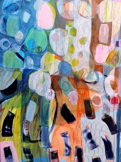 Formes organiques éclatantes - Monika Riethmueller