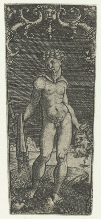 David avec la tête de Goliath - Monogrammist AC