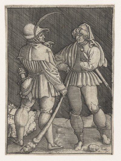 Deux brigands (Deux promeneurs) - Monogrammist AC