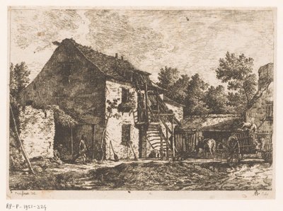Ferme - Monogrammist ADL (graveur)