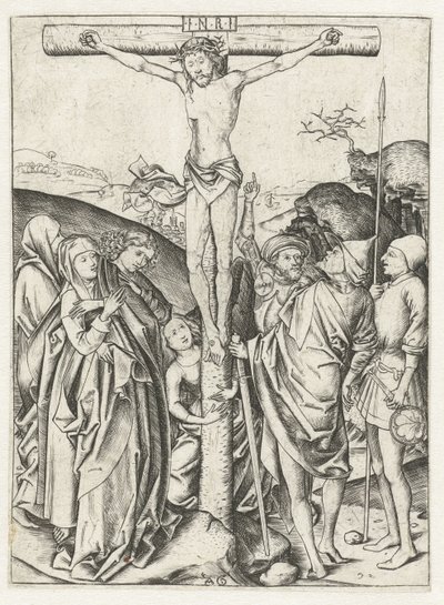 Christ sur la croix (Passieverhaal) - Monogrammist AG