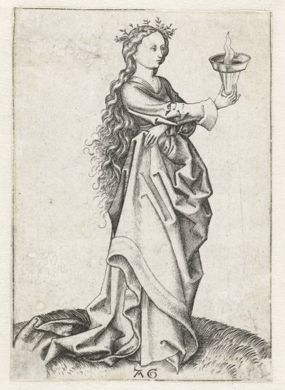 La troisième vierge sage - Monogrammist AG