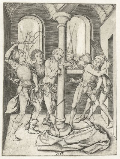 Flagellation du Christ (Récit de la Passion) - Monogrammist AG
