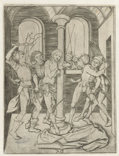 Flagellation du Christ (Récit de la Passion) - Monogrammist AG