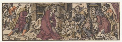 Adoration des bergers - Monogrammist AI
