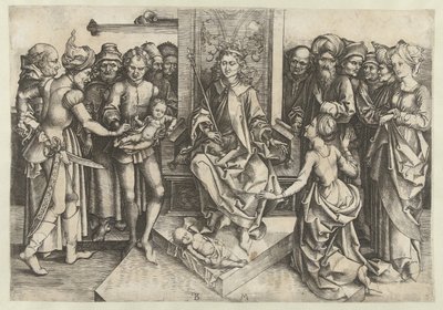 Le Jugement de Salomon - Monogrammist BM