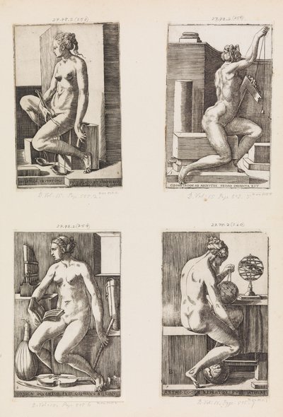 Astronomie, des Sept Arts Libéraux, planche 7 - Monogrammist B