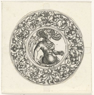 Feuille ronde avec Lucretia - Monogrammist CG (Duitsland)