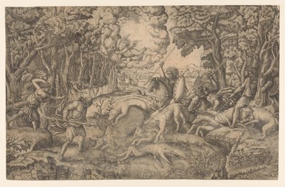Chasse au sanglier de Calydon - Monogrammist IQV
