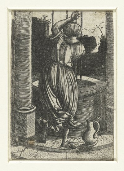 Femme près d