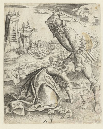 Le martyre de sainte Barbara - Monogrammist MZ