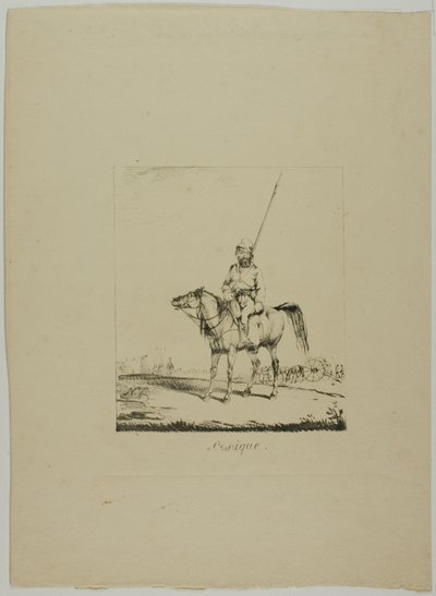 Un cosaque - Monogrammist N.D.