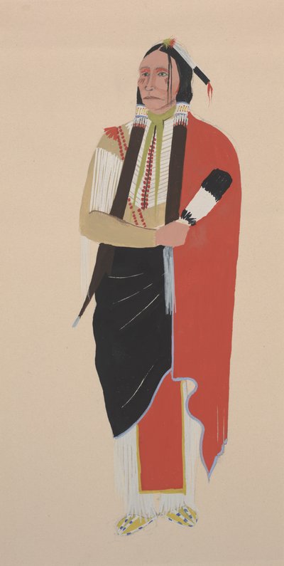 Chef comanche, vers 1934 - Monroe Tsatoke