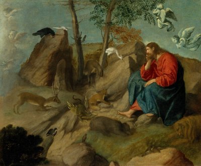 Le Christ dans le désert - Moretto da Brescia