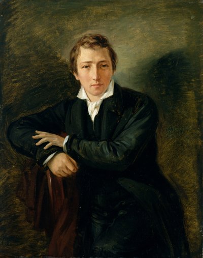 Portrait de Heinrich Heine (1797-1856) 1831 - Moritz Daniel Oppenheim