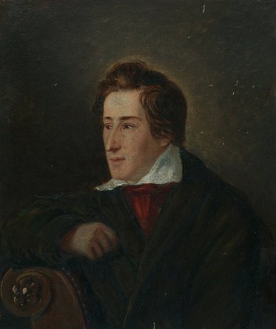 Portrait du poète Heinrich Heine - Moritz Daniel Oppenheim