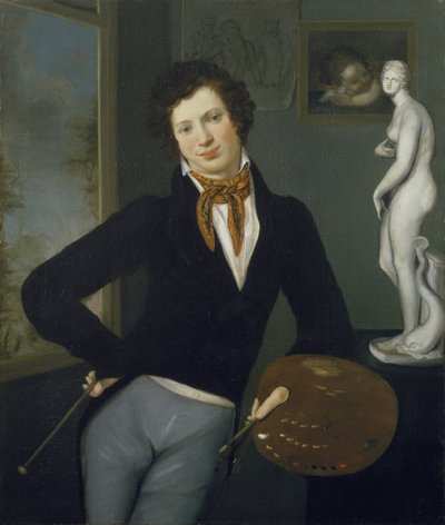 Autoportrait, 1815-1816 - Moritz Daniel Oppenheim