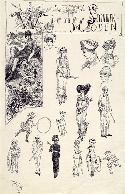 Types viennois 1880 (Modes d