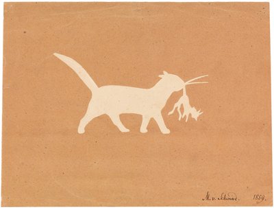 Chat petit diable - Moritz Ludwig von Schwind