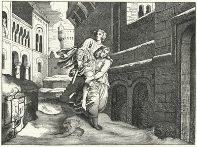 Einhard et Emma - Moritz Ludwig von Schwind