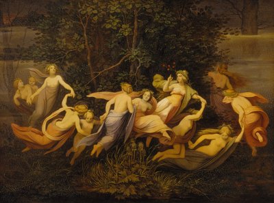 Danse des fées dans le bosquet d