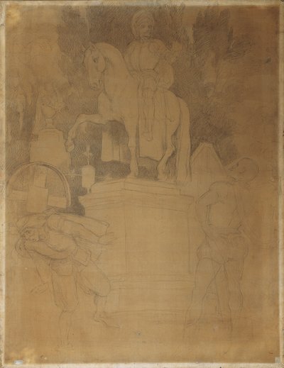 Scène de cimetière de l