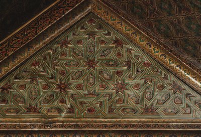 Kasbah de Thami El Glaoui, plafond, détail - Moroccan School