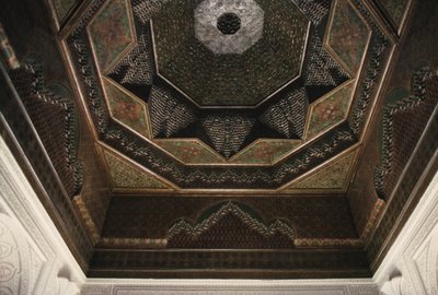 Kasbah de Thami El Glaoui, plafond, détail - Moroccan School