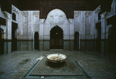 Madrasa Bou Inania, cour - Moroccan School