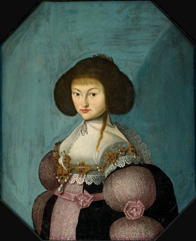 Princesse Magdalene Sibylle de Saxe 1617-1668, Duchesse de... - Morten Steenwinkel