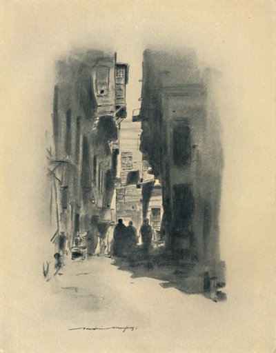 Une rue du Caire, 1903 - Mortimer L Menpes